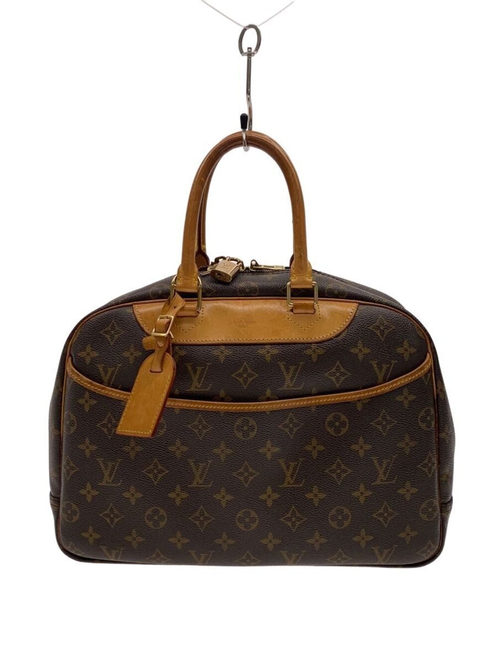Louis Vuitton Bowling Vanity Deauville Monogram Canvas Brown